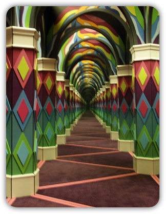Mirror Maze Backstage The Vault Laser Myrtle The Backstage Mirror Maze Will Invite Entice Confuse And Render Visitors Utterly Lost